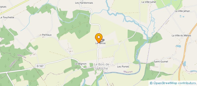 localisation de l'entreprise BREIZH AU VENT à MAURON