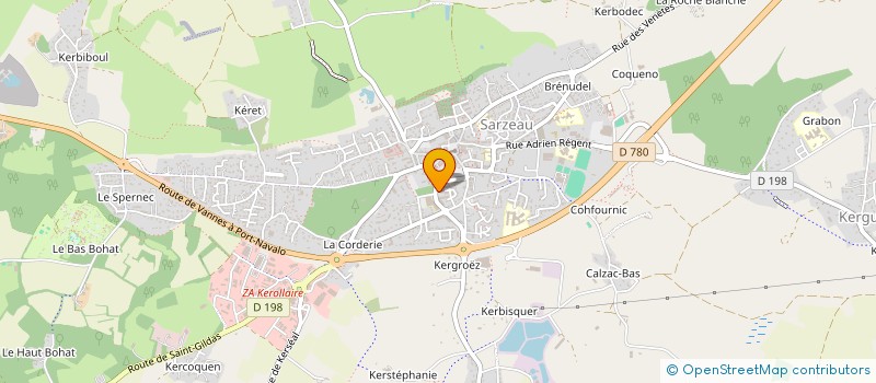 localisation de l'entreprise BREIZH AUDITION à SARZEAU