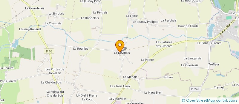 localisation de l'entreprise BREIZH AVAL  VAL D'ANAST