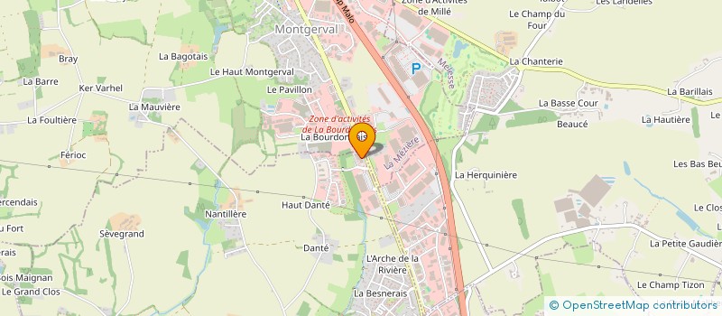 localisation de l'entreprise BREIZH BARBECUE  LA CHAPELLE-DES-FOUGERETZ