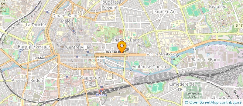 localisation de l'entreprise BREIZH BARONNIE CORPORATION  RENNES