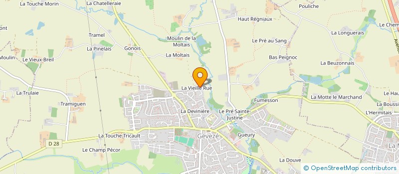 localisation de l'entreprise BREIZH BEACH TENNIS  GEVEZE