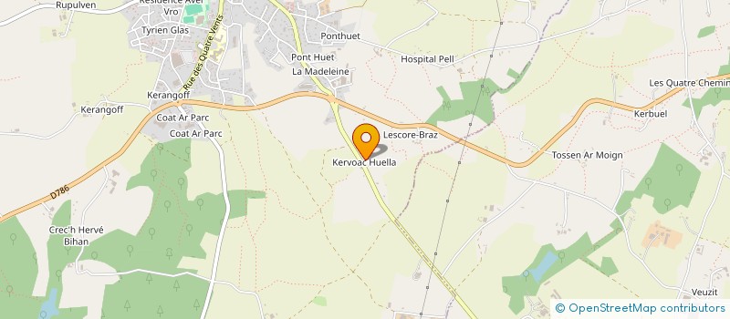 localisation de l'entreprise BREIZH BETON  LANMEUR