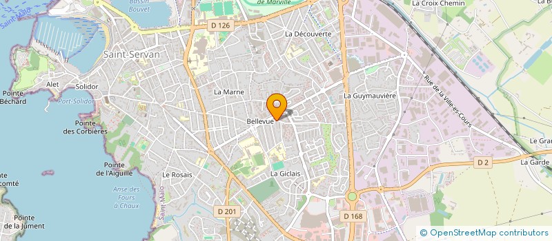 localisation de l'entreprise BREIZH BIO FOURNIL à SAINT-MALO