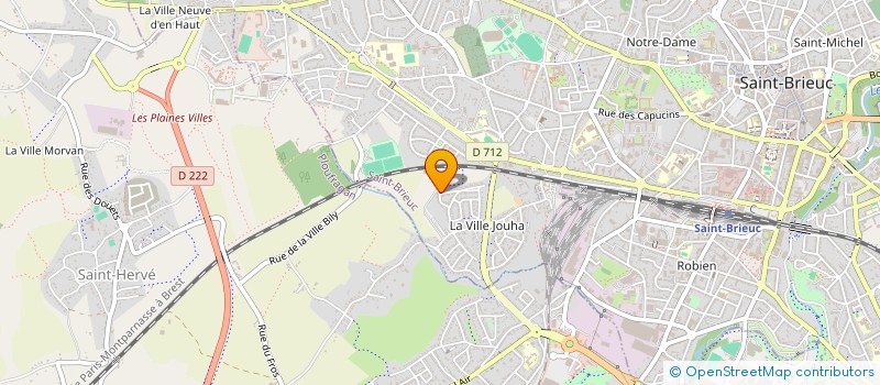 localisation de l'entreprise BREIZH BOARDING à SAINT-BRIEUC