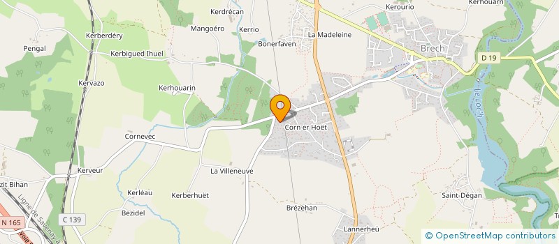 localisation de l'entreprise BREIZH BOIS à PLUVIGNER