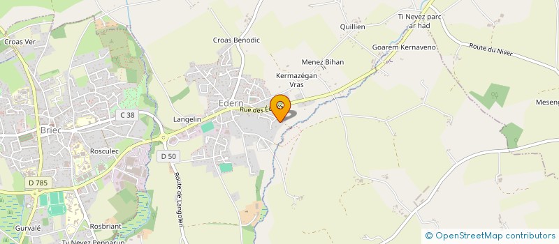 localisation de l'entreprise BREIZH BOOST  EDERN