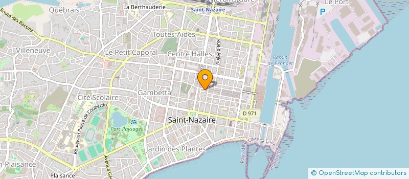 localisation de l'entreprise BREIZH BOUTIK à SAINT-NAZAIRE