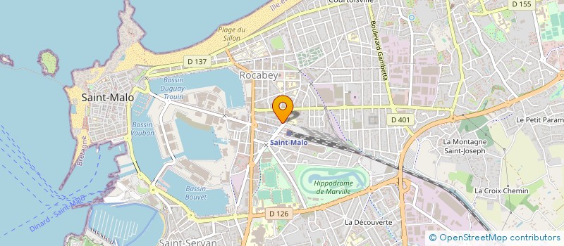 localisation de l'entreprise BREIZH CAFE à SAINT-MALO