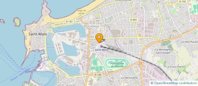 localisation de l'entreprise BREIZH CAFE PARIS à SAINT-MALO