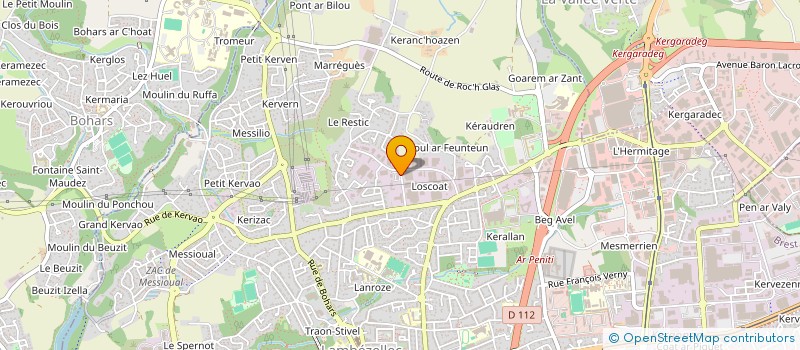 localisation de l'entreprise BREIZH CARRELAGE à BREST