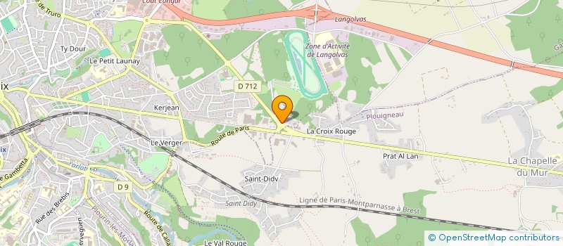 localisation de l'entreprise BREIZH CARROSSERIE  MORLAIX