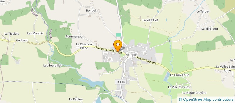 localisation de l'entreprise BREIZH CARROSSERIE EXPRESS à AUGAN