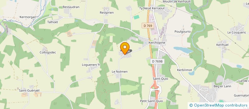localisation de l'entreprise BREIZH CHAUFFAGE ET STECMI à CLEGUER