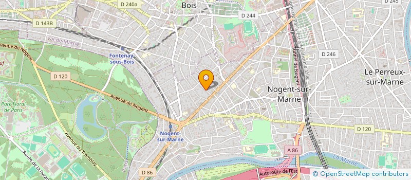 localisation de l'entreprise BREIZH'CI  NOGENT-SUR-MARNE