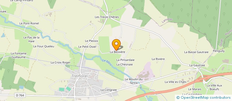 localisation de l'entreprise BREIZH COLLECTIF ENERGIES à TREMOREL