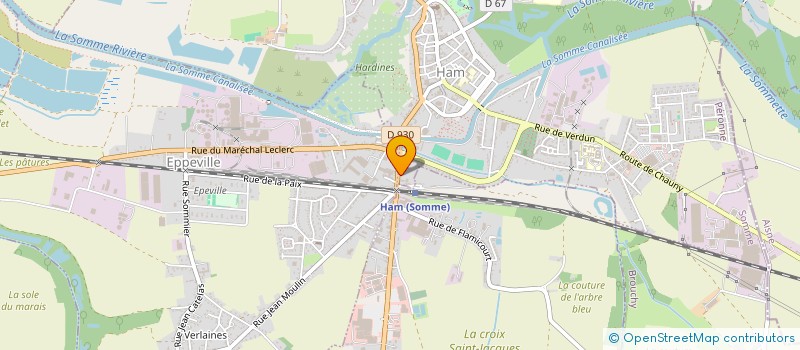 localisation de l'entreprise BREIZH COLOMBES à HAM