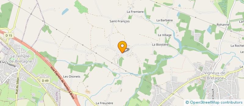 localisation de l'entreprise BREIZH COMPANY à VIGNEUX-DE-BRETAGNE