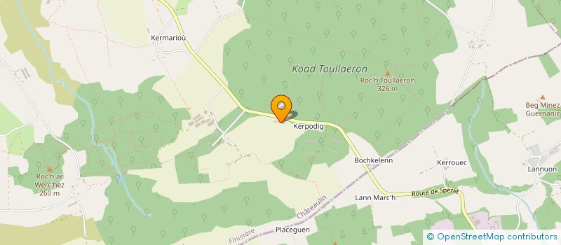 localisation de l'entreprise BREIZH CONCEPT AGENCEMENT  SPEZET