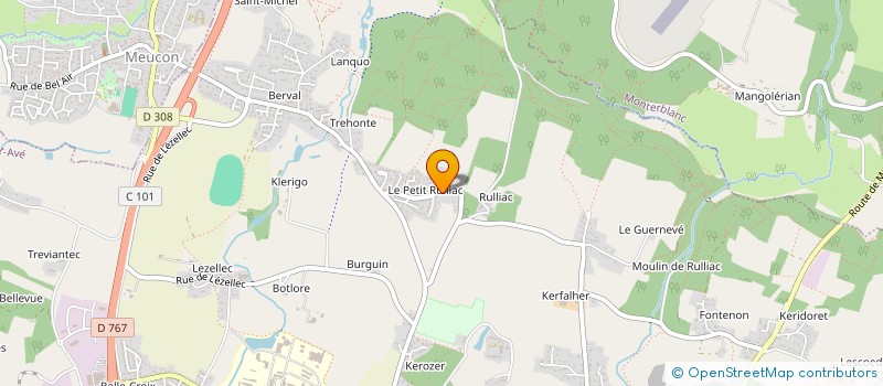 localisation de l'entreprise BREIZH CONSTRUCTION 56  SAINT-AVE