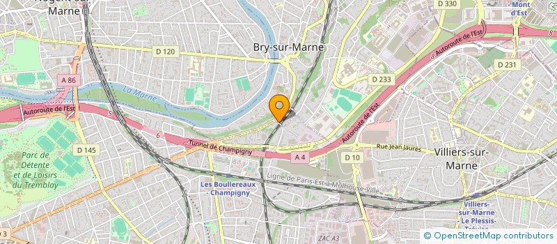 localisation de l'entreprise BREIZH CORPORATION  BRY-SUR-MARNE