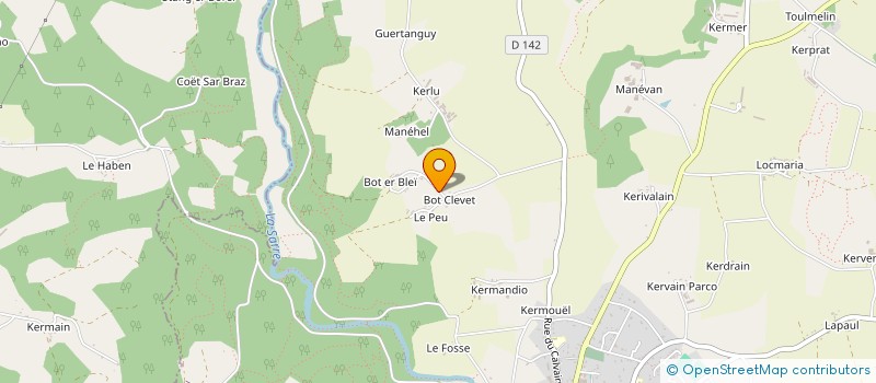 localisation de l'entreprise BREIZH CREAPLATRE à MELRAND