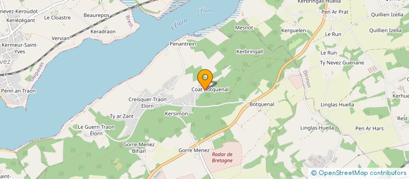 localisation de l'entreprise BREIZH CREDIT à LOPERHET