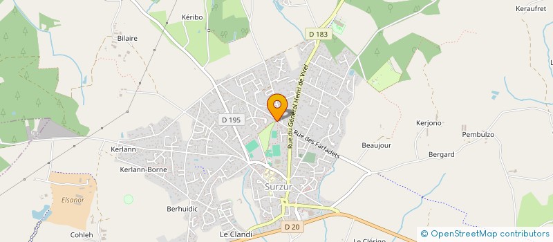 localisation de l'entreprise BREIZH CRUSTACES  SURZUR