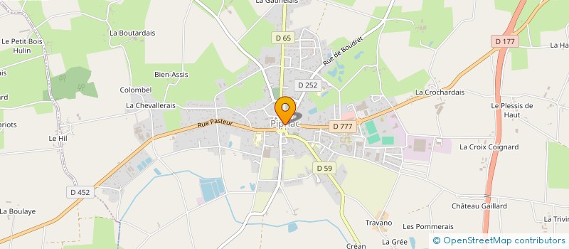 localisation de l'entreprise BREIZH DANS-PIPRIAC  PIPRIAC