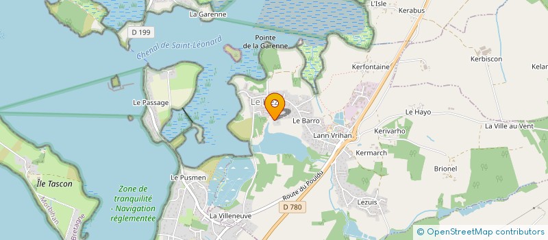 localisation de l'entreprise BREIZH DEEP SEA CO  LE HEZO