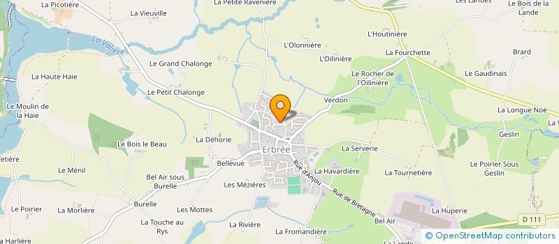 localisation de l'entreprise BREIZH DETAIL  ERBREE