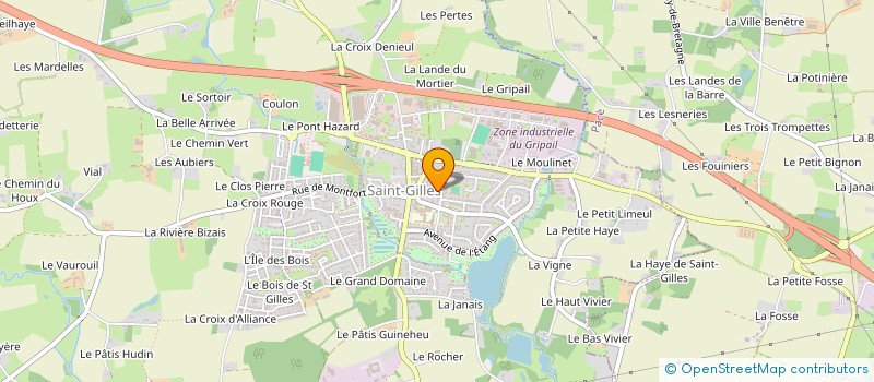 localisation de l'entreprise BREIZH-DIAGNOSTIC  SAINT-GILLES