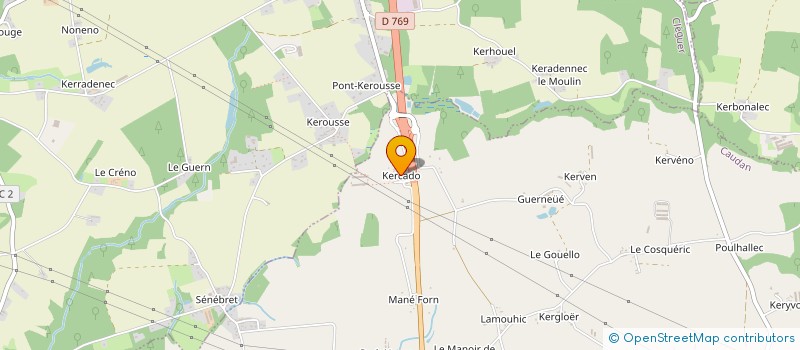 localisation de l'entreprise BREIZH DIVING AUTONOMIE  CAUDAN