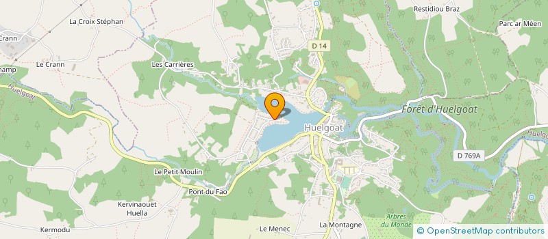 localisation de l'entreprise BREIZH EIZH  GUILVINEC