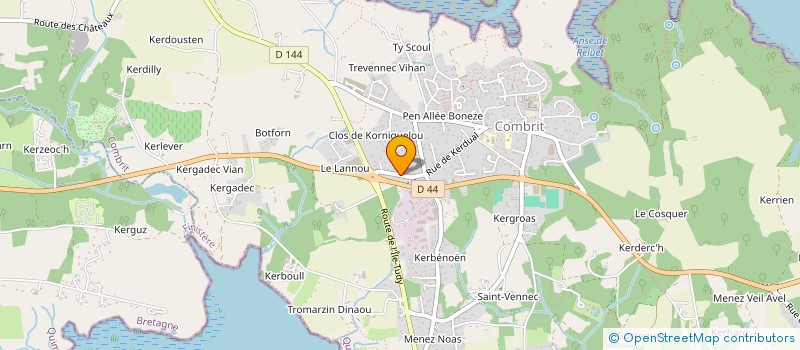 localisation de l'entreprise BREIZH'ELLES 29  COMBRIT