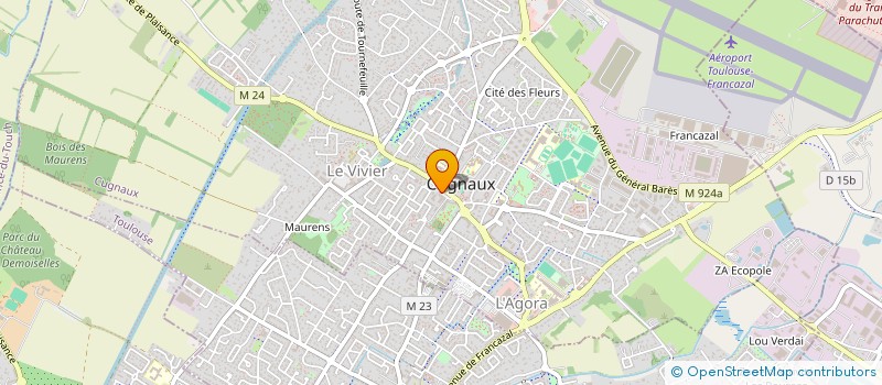 localisation de l'entreprise BREIZH EN OC  CUGNAUX