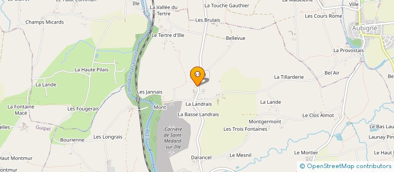 localisation de l'entreprise BREIZH EPURE  SAINT-MEDARD-SUR-ILLE