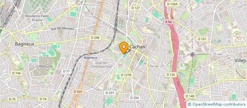 localisation de l'entreprise BREIZH ESTP  CACHAN