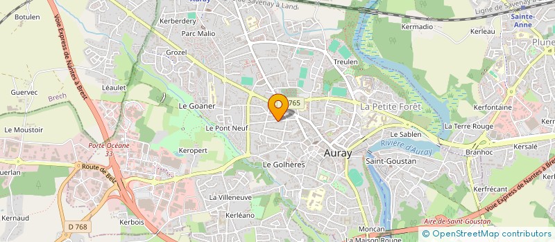 localisation de l'entreprise BREIZH FEERIE 56 à LE BONO