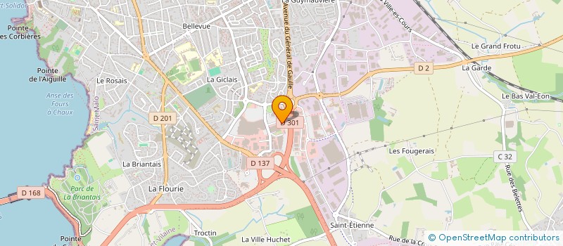 localisation de l'entreprise BREIZH FITNESS  SAINT-MALO