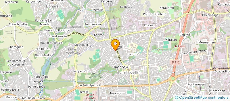 localisation de l'entreprise BREIZH FOOTBALL LEAGUE à BREST