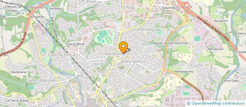 localisation de l'entreprise BREIZH GROUP à QUIMPER