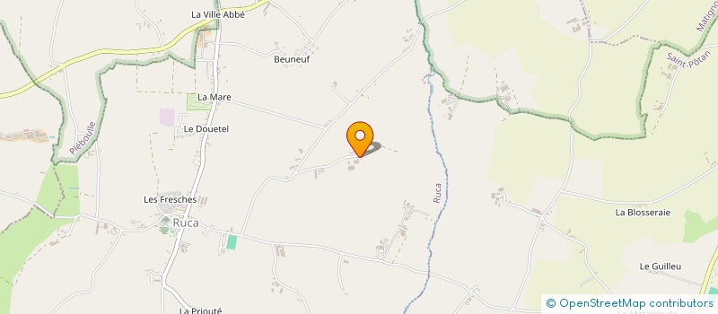 localisation de l'entreprise BREIZH HIVERNAGE  RUCA