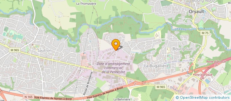 localisation de l'entreprise BREIZH HOME ENERGIE à ORVAULT