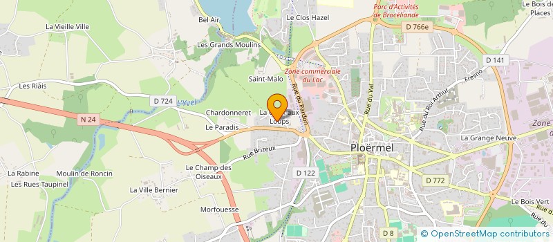 localisation de l'entreprise BREIZH HORIZON INVEST  PLOERMEL