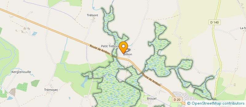 localisation de l'entreprise BREIZH-ILE ELAGAGE  SARZEAU