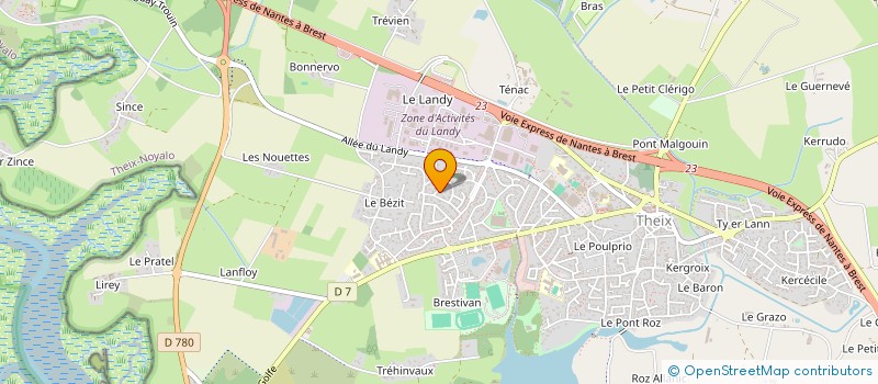 localisation de l'entreprise BREIZH IMMO  THEIX-NOYALO