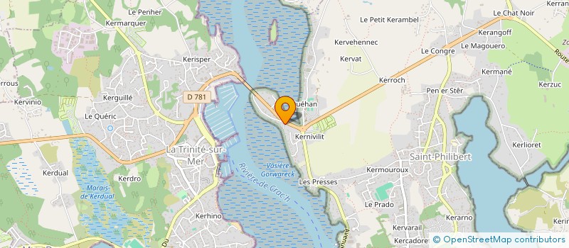 localisation de l'entreprise BREIZH IZEL à SAINT-PHILIBERT