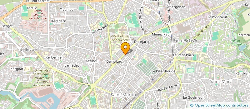 localisation de l'entreprise BREIZH IZEL MOLKKY à BREST