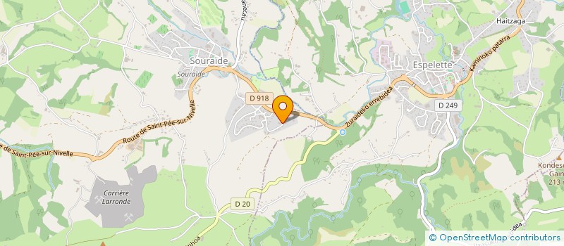 localisation de l'entreprise BREIZH KER à ITXASSOU